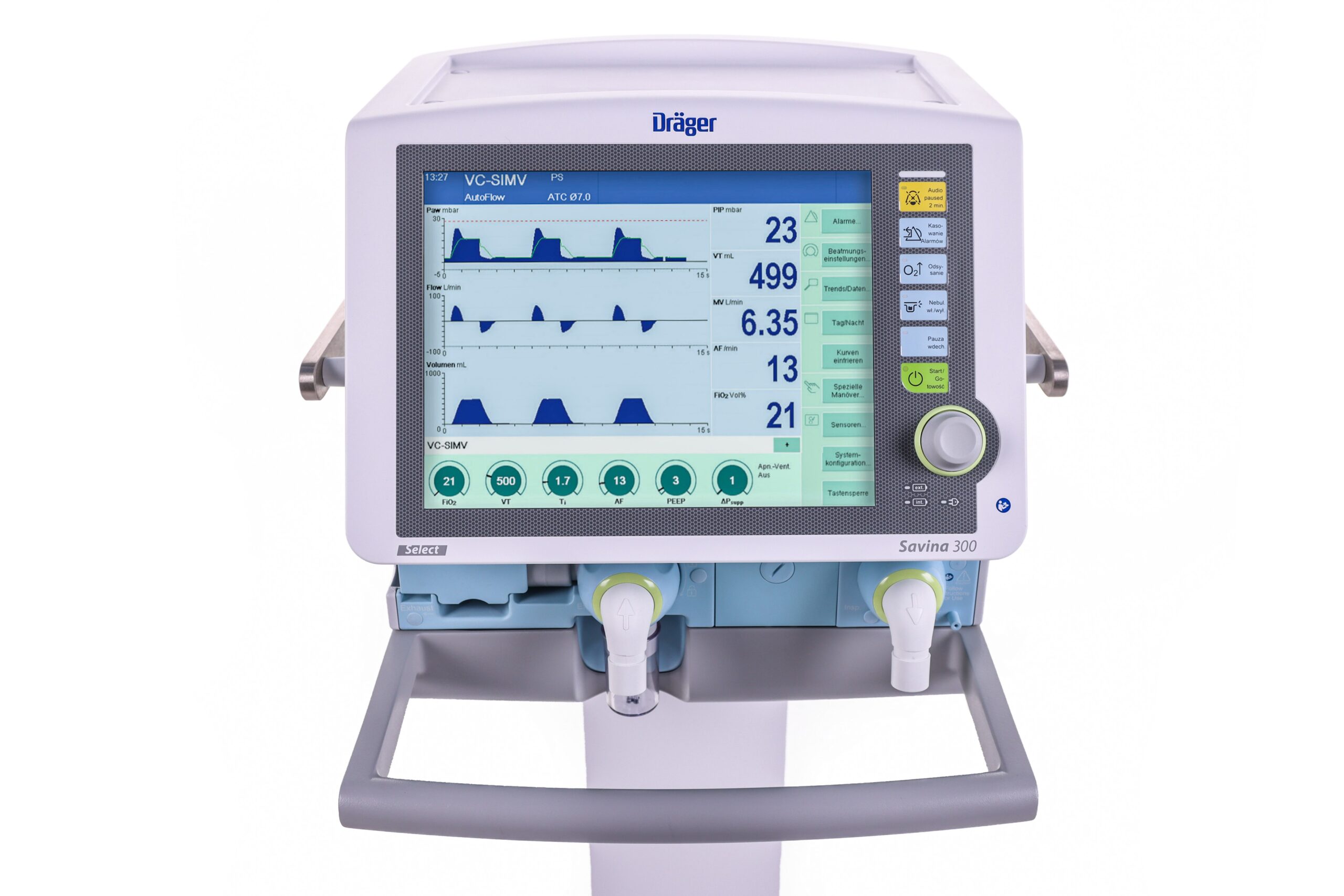 Respirator DRAGER SAVINA 300 SELECT - obrazek 3